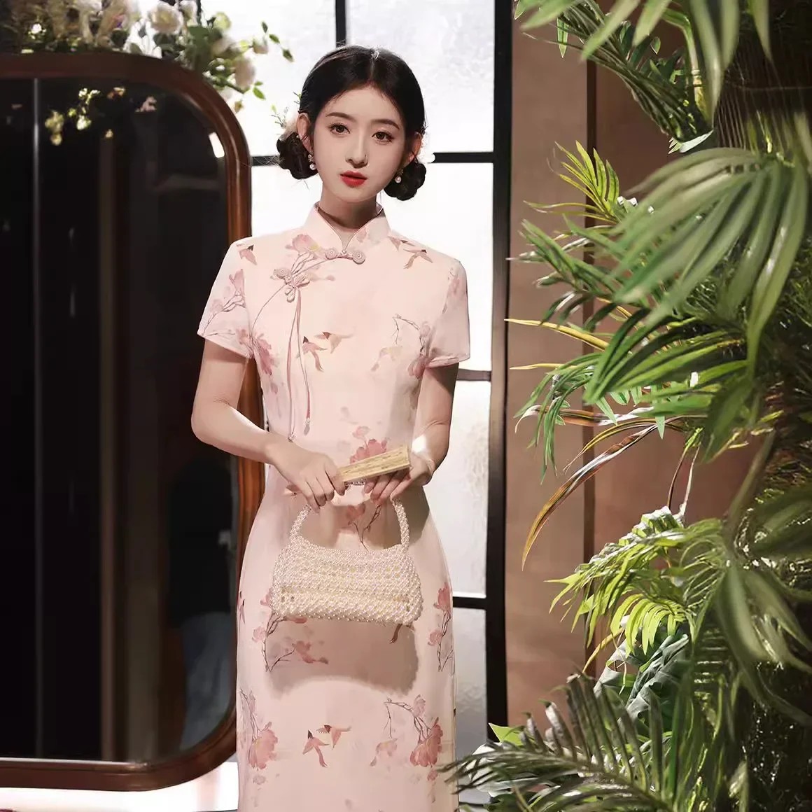  Qipao ϸ  ½ Qipao  ġĿ ǽ, û ö, , 2024 Ż